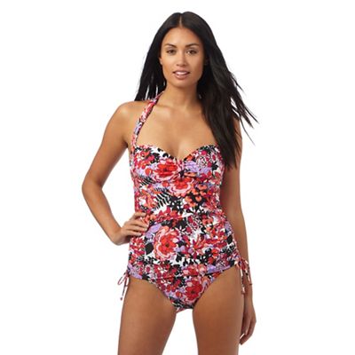Pink oriental blossom swimsuit